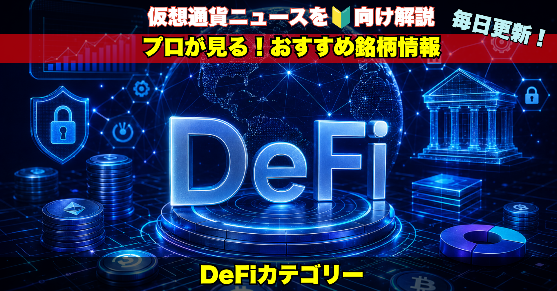DeFiの最新ニュースと注目プロジェクトを毎日配信